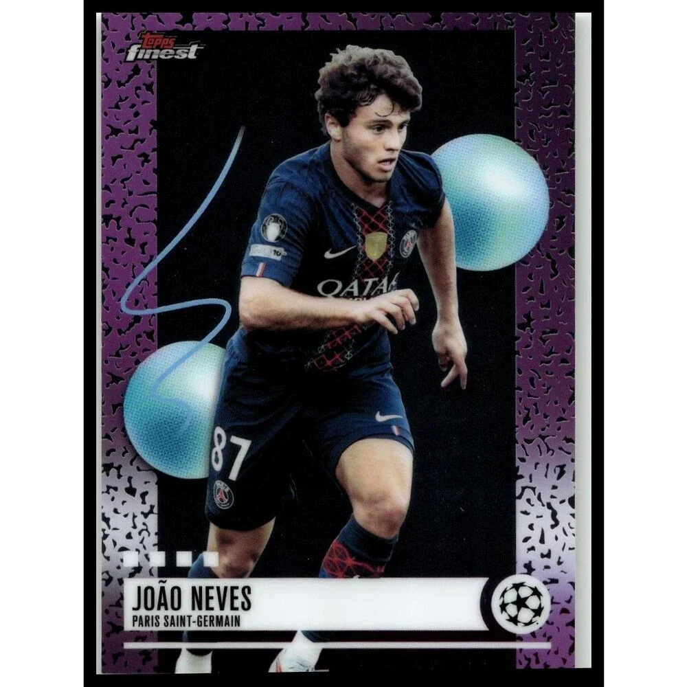 2025-26 Finest UEFA João Neves #348 Paris Saint-Germain Uncommon